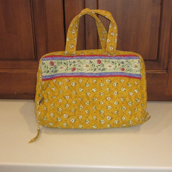 Maggi B Bags Maggi B Yellow Cosmetic Bag Poshmark